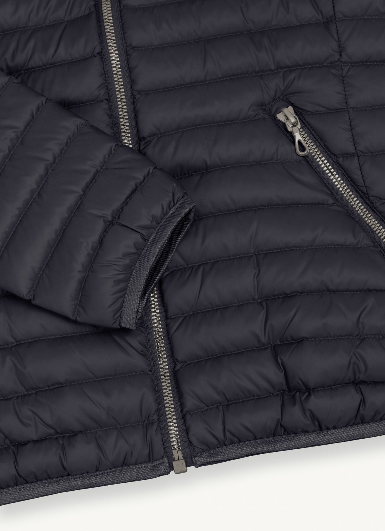 2224U Hooded Down Jacket - Navy Blue