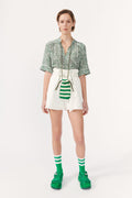 Nanda - Diagonal White