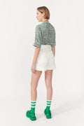 Nanda - Diagonal White
