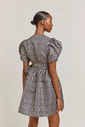 Delilah Dress - Midnight Blue Metallic