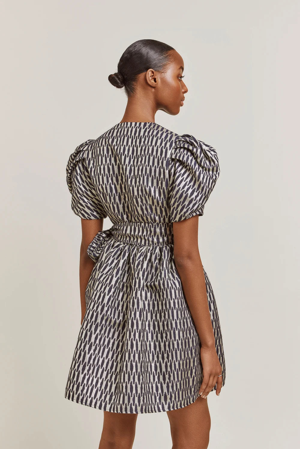 Delilah Dress - Midnight Blue Metallic