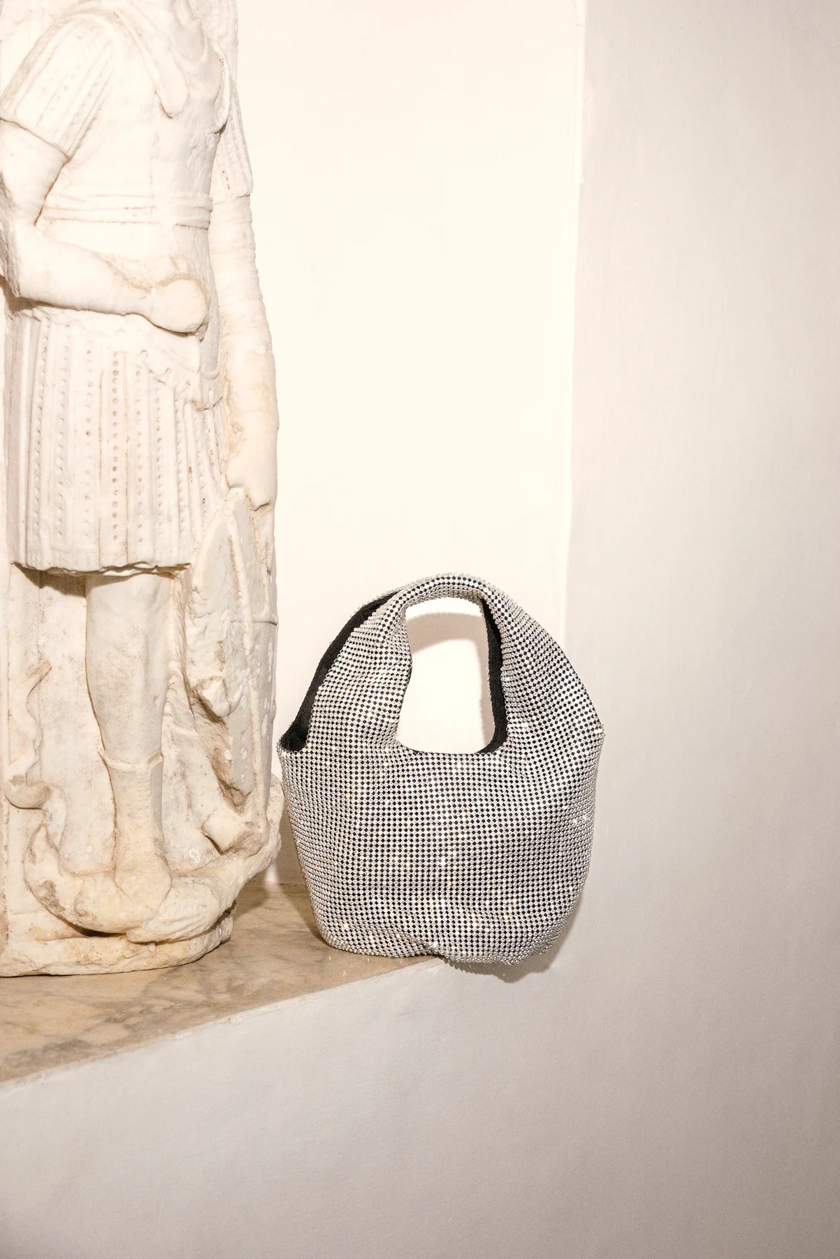 Willa Glitter Bag - Silver
