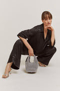 Willa Glitter Bag - Silver