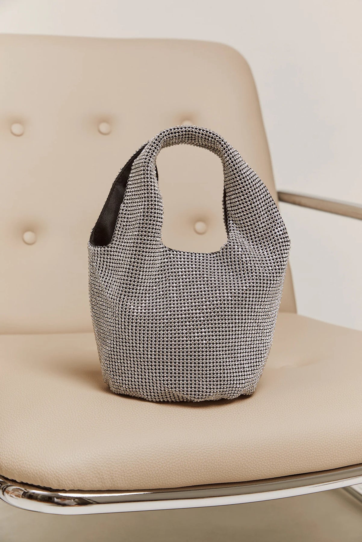 Willa Glitter Bag - Silver