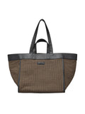 Gingham Lily Bag - Acorn Brown