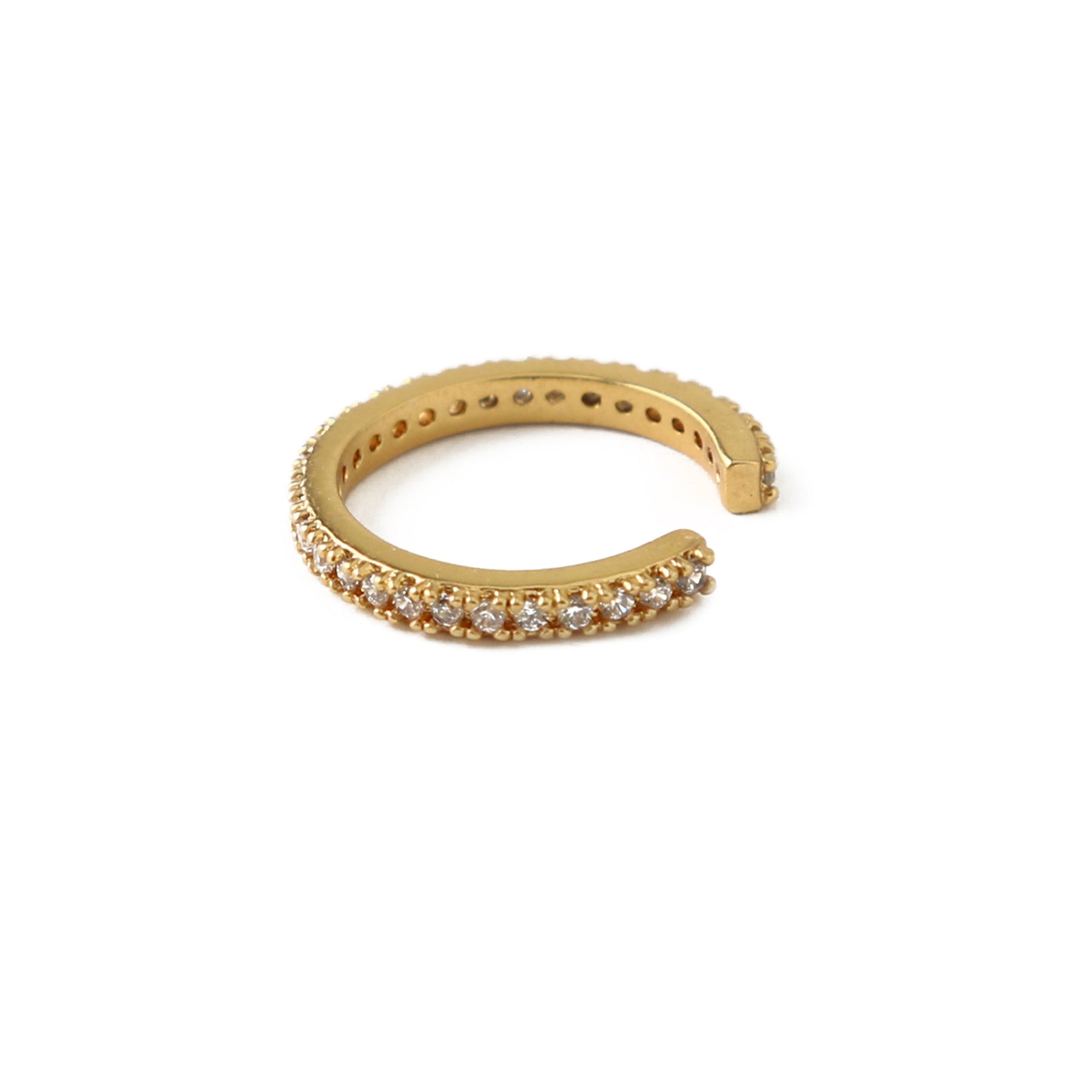 Fine Pave Single Ear Cuff