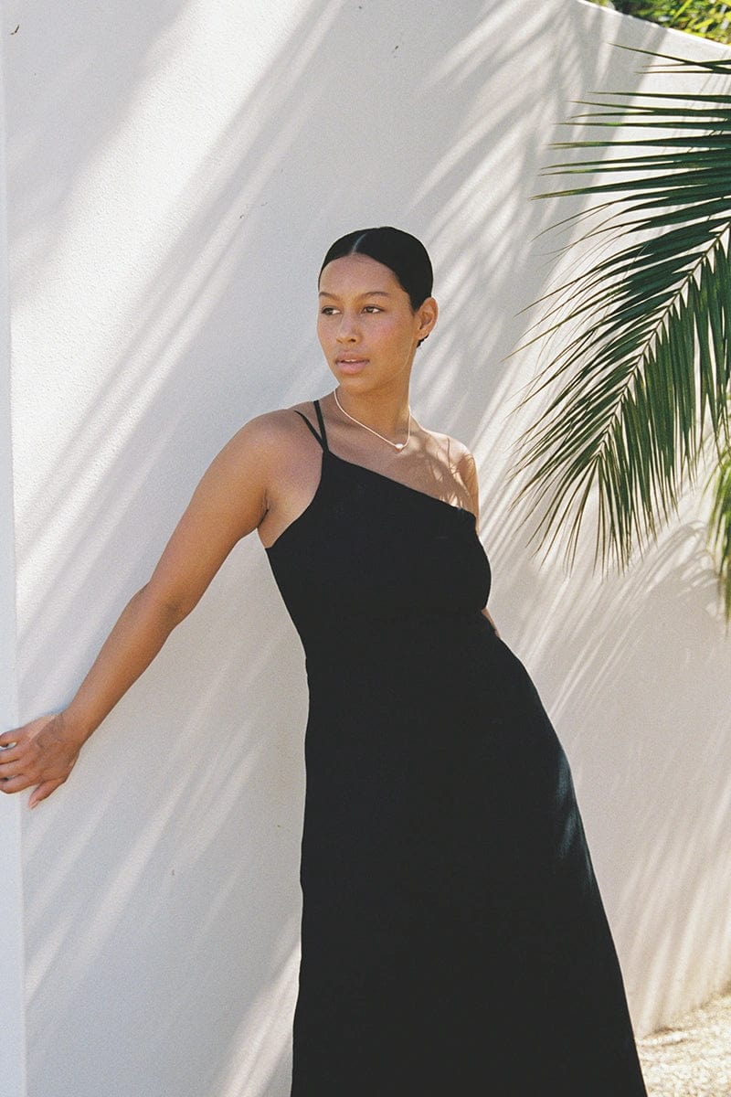 Soko Midi Dress - Black
