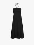 Poplin Smocked Dress - Black