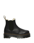 2976 Quad Fur Lined Platform Boots - Black Pisa