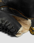 Jadon Faux Fur Lined Platform Boots - Black Pisa