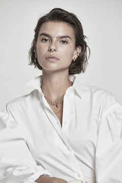 Voluminous Ear Cuff - Pale Gold