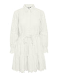Yasholi LS Belt Dress - Star White