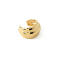 Voluminous Ear Cuff - Pale Gold