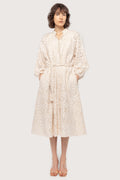 Lace Bohemian Wide Dress - Flower Circle Lace