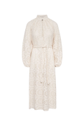Lace Bohemian Wide Dress - Flower Circle Lace