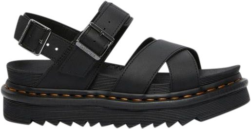 Voss II Strap Sandals - Black