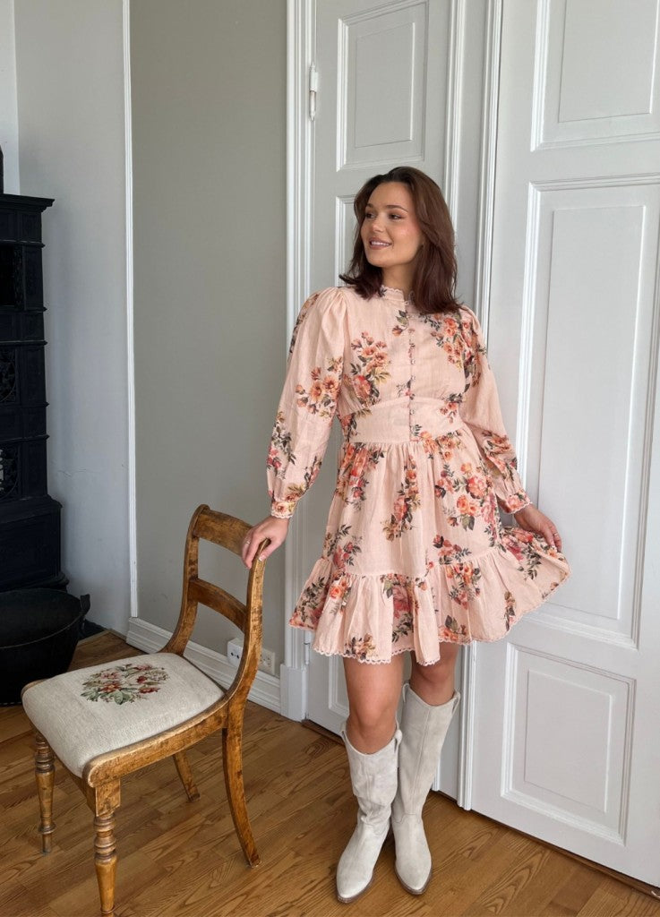 Marie Dress - Peach Parfait