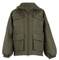 W. Queens Side Slit Jacket - Dark Army