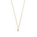 Initial G Satellite Chain Neck - Pale Gold