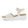 Flowt Wedge Cork Sandals - Limestone