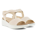 Flowt Wedge Cork Sandals - Limestone