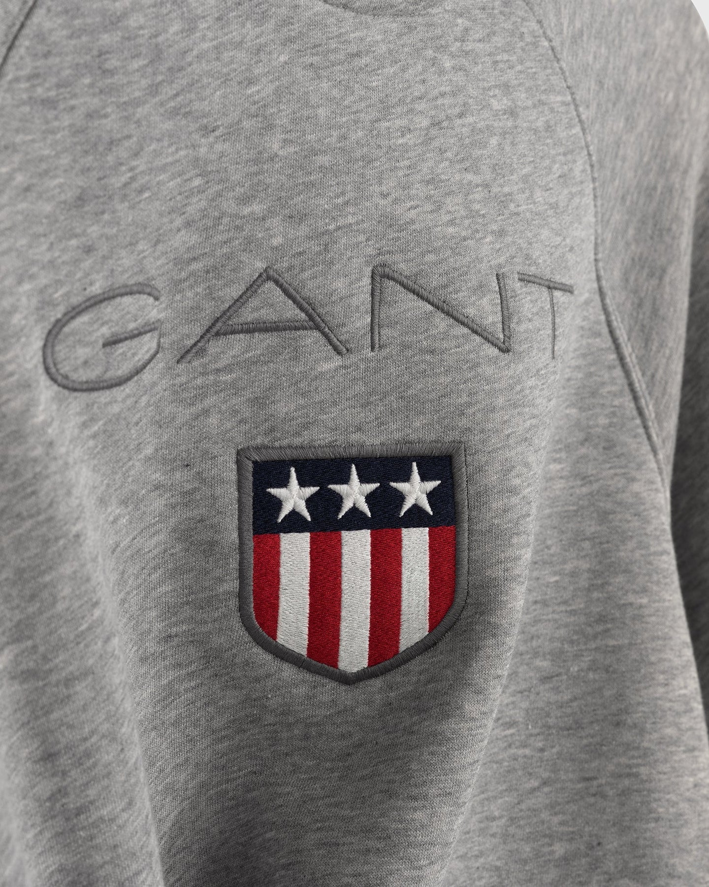 Shield Hoodie - Grey Melange