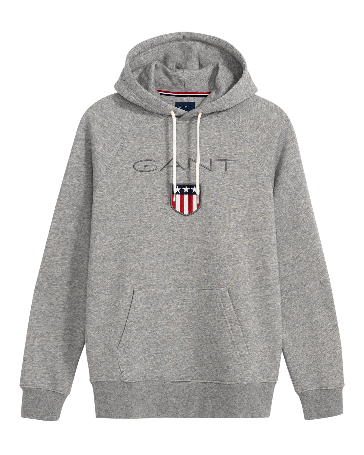 Shield Hoodie - Grey Melange