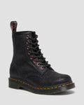 1460 Smooth Leather Lace Up Boots - Black Bejewelled