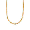 Swarovski Stationed Chain Necklace - Crystal