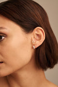 Crystal Drop Stud - Crystal