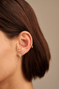 Crystal Drop Stud - Crystal