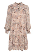 Randyspw Dress - Neutral Ornament Print