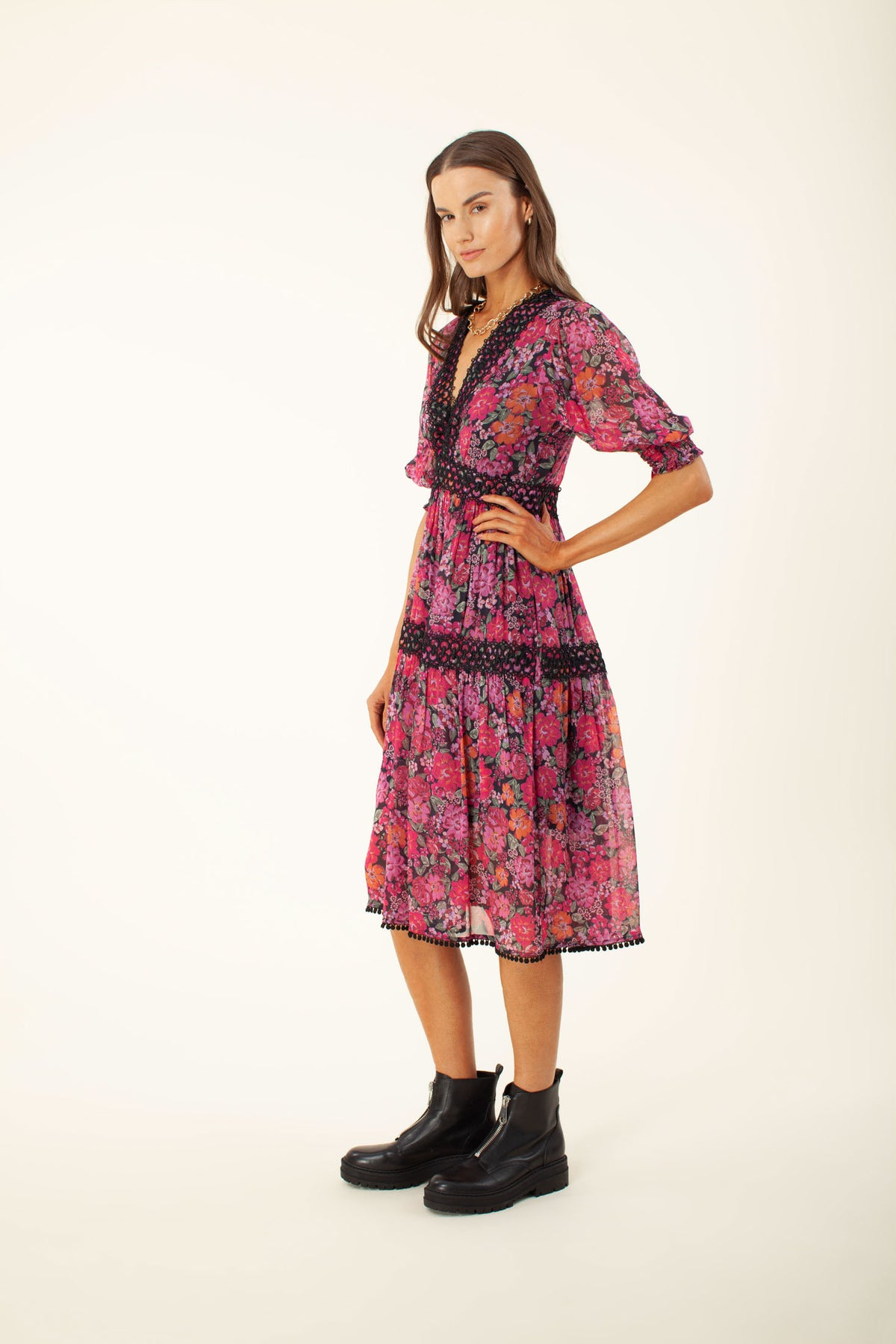 Aspasia Dress - Black