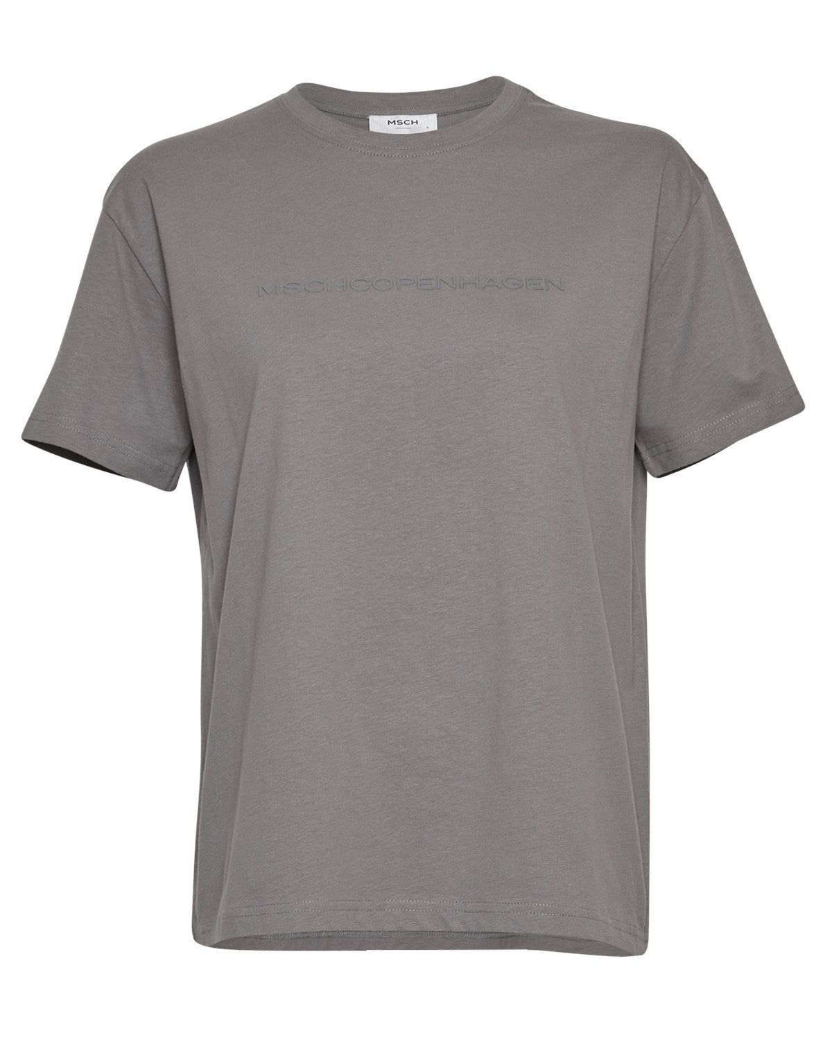 Liv Organic Logo Tee - S Grey - Moss Copenhagen - T-skjorter & Topper - VILLOID.no