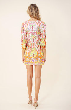 Freja Dress Beaded - Pink