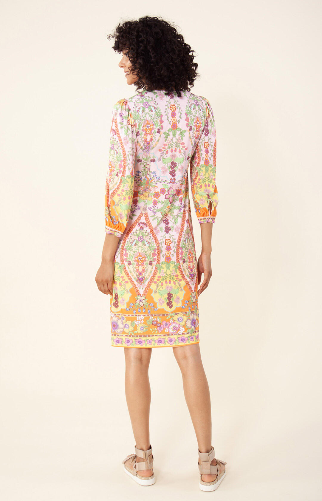 Adelia Dress Beaded - Pink