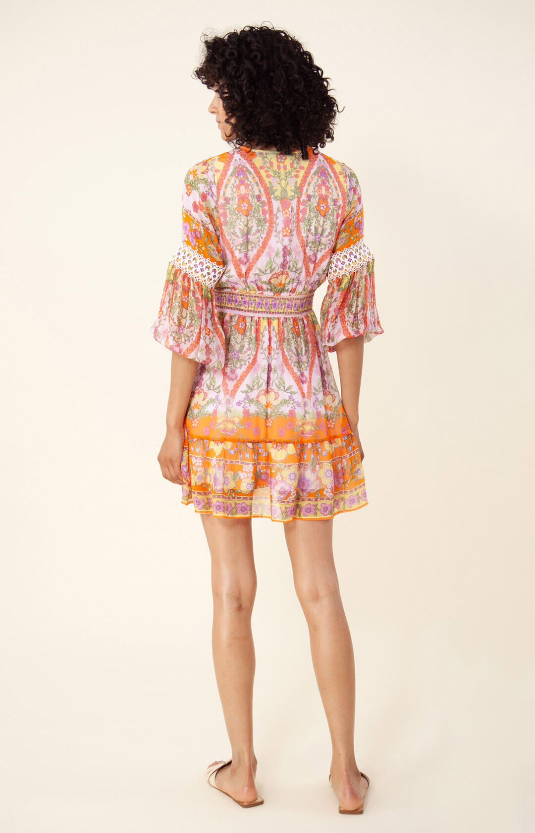 Edlynn Dress Rayon-Silk - Pink