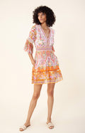 Edlynn Dress Rayon-Silk - Pink
