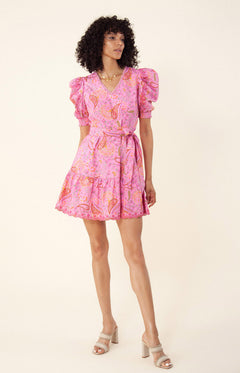 Elaina Dress Cotton Poplin - Pink