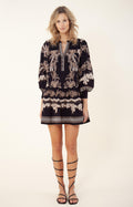 Janina Short Dress - Black
