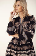Janina Short Dress - Black