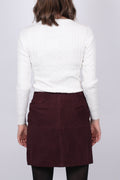 Stretch Cotton Cable Crew - Eggshell - GANT - Gensere - VILLOID.no