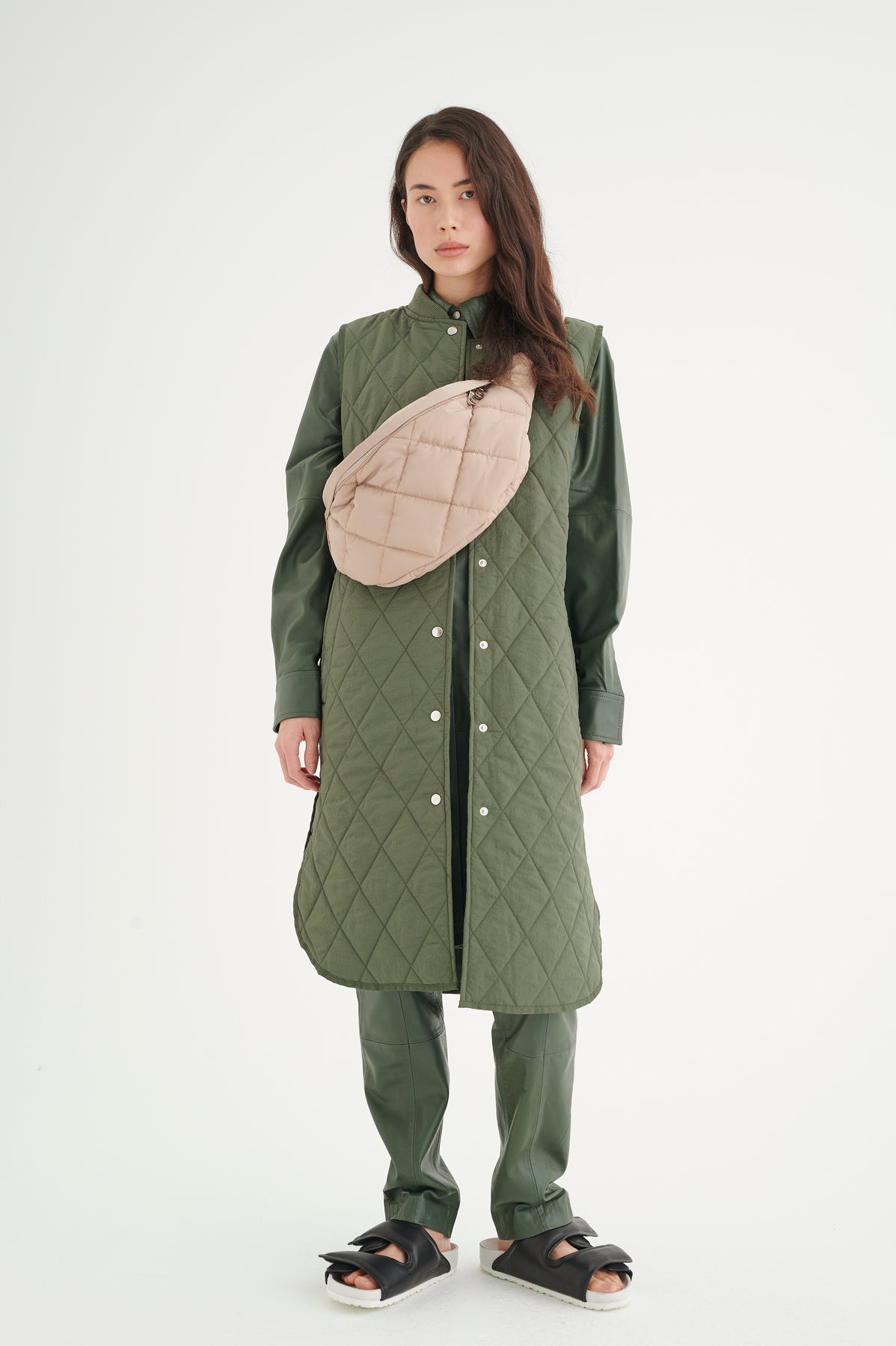 InWear CallasIW Quilted Vest - Beetle Green