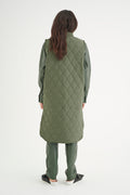 InWear CallasIW Quilted Vest - Beetle Green