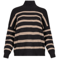 TenleyIW Turtleneck Pullover - Grey/Sandstone