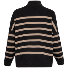 TenleyIW Turtleneck Pullover - Grey/Sandstone