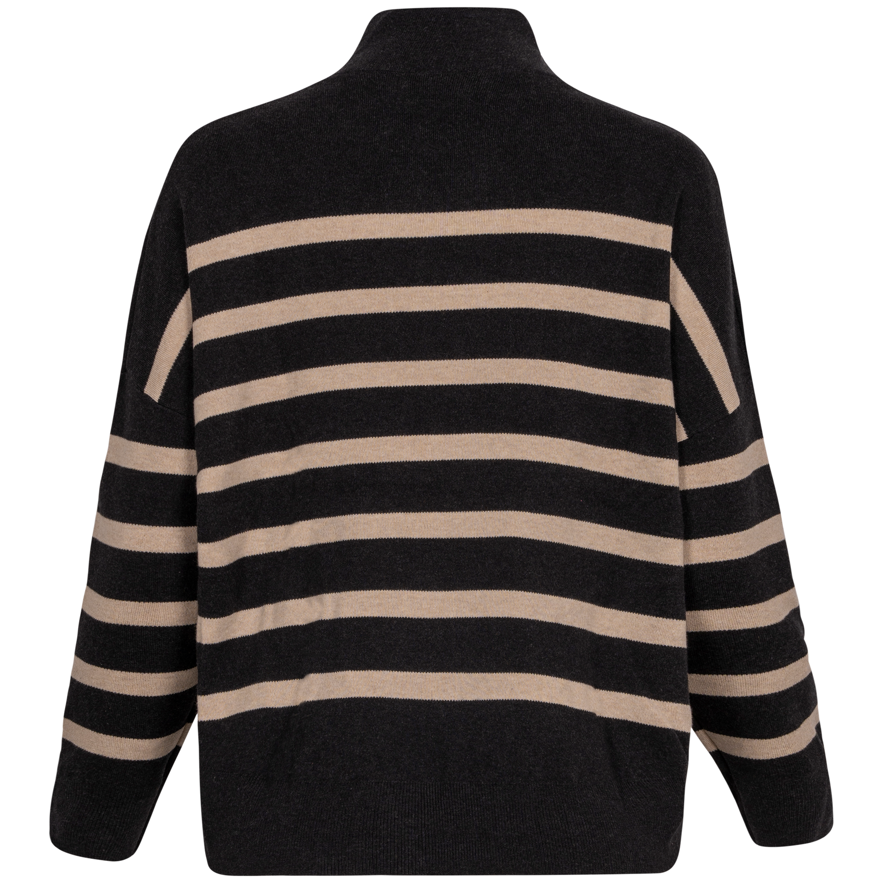 TenleyIW Turtleneck Pullover - Grey/Sandstone