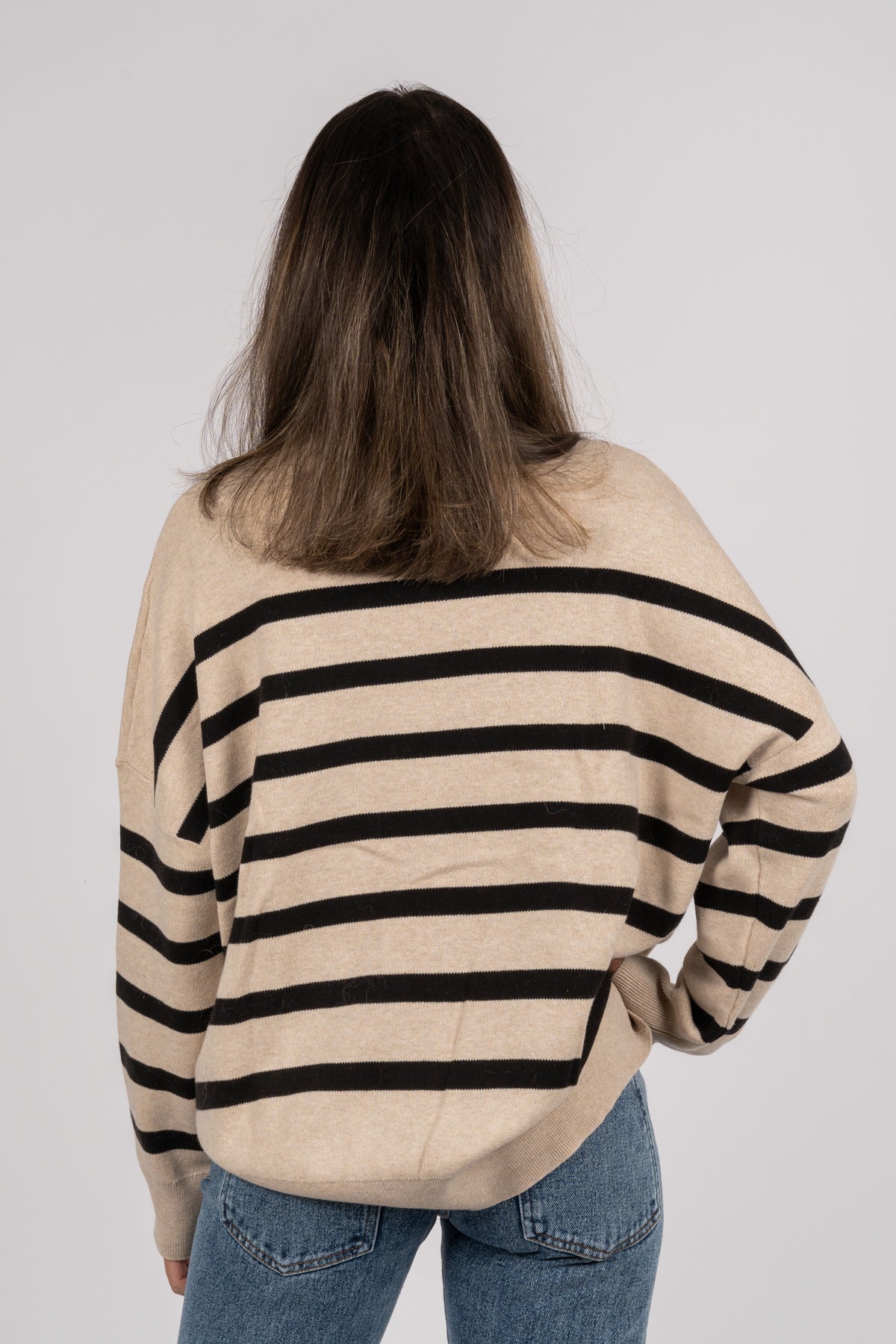 InWear TenleyIW Turtleneck Pullover - Sand/Svart