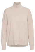 TenleyIW Turtleneck Pullover - Simply Taupe Melange