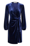 Goriel Wrap Dress - Midnight Magic